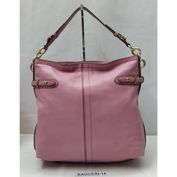 Coach Audrey Pink Leather Zipper Closure Hobo Shoulder bag - Picture 2 of 16